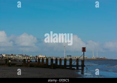 Spiaggia di Lowestoft Foto Stock