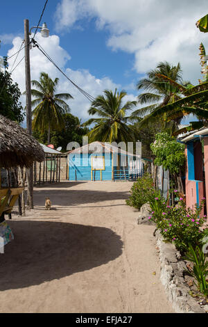 Mano Juan village di Saona Repubblica Domenicana Foto Stock