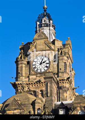 dh Clock Tower BALMORAL HOTEL EDIMBURGO SCOZIA Alberghi in città scozzesi Foto Stock