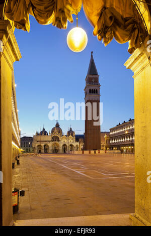 Campanile di Piazza San Marco, San Marco, Venezia, Italia Foto Stock