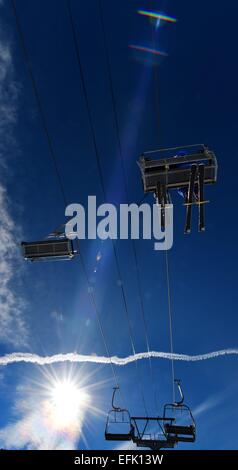 Skiresort di Vail USA, 05 febbraio 2015. Foto: Frank Maggio/picture alliance Foto Stock