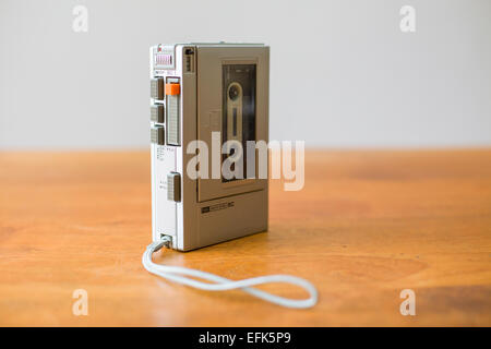 Vintage portatile registratore a cassetta degli anni ottanta Foto Stock