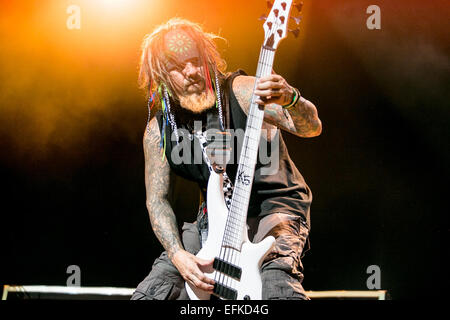 Korn esegue al Rockstar Mayhem Festival con: Korn dove: Bristow, Virginia, Stati Uniti quando: 04 Ago 2014 Foto Stock