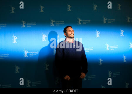 Berlino, Germania. Il 6 febbraio, 2015. James Franco pone per le foto durante un photocall per promuovere il film 'La regina del deserto' al sessantacinquesimo Berlinale Festival Internazionale del Cinema di Berlino, Germania, il 6 febbraio 2015. Credito: Xinhua/Alamy Live News Foto Stock