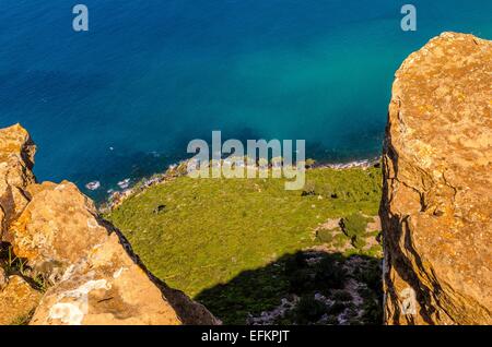 Calanque de Cassis vue de la route des Cretes regione de provence13 Francia Foto Stock