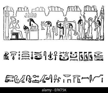 Restaurata digitalmente immagine da una metà del XIX secolo enciclopedia. Foto Stock