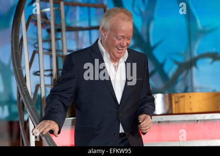 Borehamwood, Regno Unito. Il 30 gennaio 2015. Keith Chegwin proviene dal quarto al Grande Fratello 9 finale di Elstree Studios a Borehamwood, Inghilterra il 06 febbraio 2015 Credit: Nathan Hulse/Alamy Live News Foto Stock