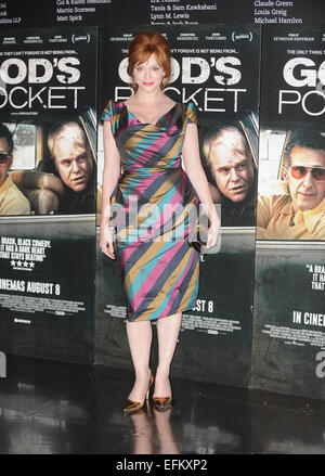 " Dio " Tasca photocall tenutosi presso il BFI Southbank di Londra con: Christina Hendricks dove: Londra, Regno Unito quando: 04 Ago 2014 Foto Stock