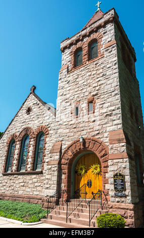 Connecticut, Essex, San Giovanni episcopale della Chiesa fondata 1790 Foto Stock