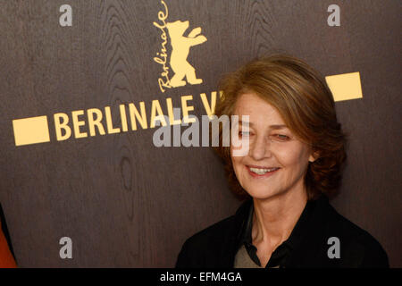 Berlino, Germania. 06 feb 2015.Charlotte Rampling durante il '45 Anni' photocall al sessantacinquesimo Festival Internazionale del Cinema di Berlino/Berlinale 2015 Febbraio 06, 2015 Foto Stock