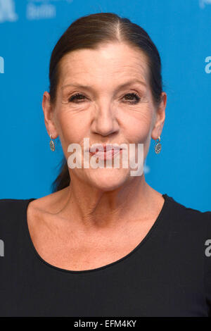 Berlino, Germania. Il 6 febbraio, 2015. Katy Karrenbauer durante il 'Härte/dura amore' photocall al sessantacinquesimo Festival Internazionale del Cinema di Berlino/Berlinale 2015 Febbraio Credito: dpa picture alliance/Alamy Live News Foto Stock