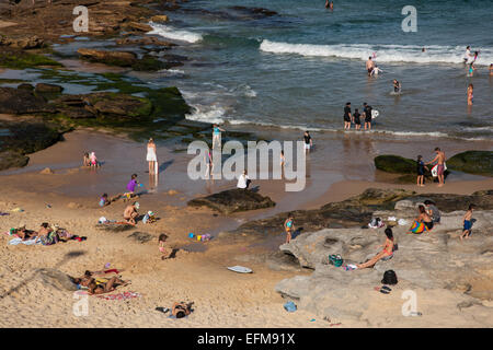 Maroubra beach, Sydney, Nuovo Galles del Sud, Australia Foto Stock