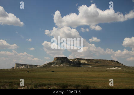 White Rock o Ak-Kaya in Crimea Foto Stock