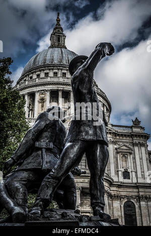 I Vigili del Fuoco Nazionale Memorial ' BLITZ ' Foto Stock