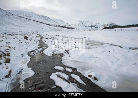 La parte superiore del fiume Spey a Garva in Glen Shero station wagon, Laggan Inverness-shire. SCO 9359. Foto Stock