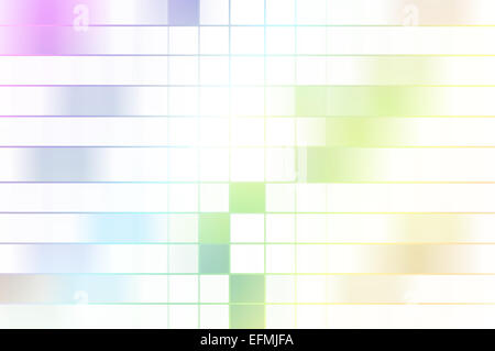Abstract cablata multicolore immagine su sfondo bianco. Foto Stock