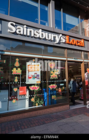 Sainsburys negozio locale birmingham negozio locale Foto Stock