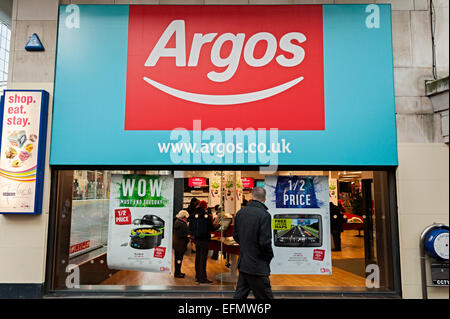 La vendita al dettaglio di argos catalogo shop nel centro della città di Birmingham Foto Stock