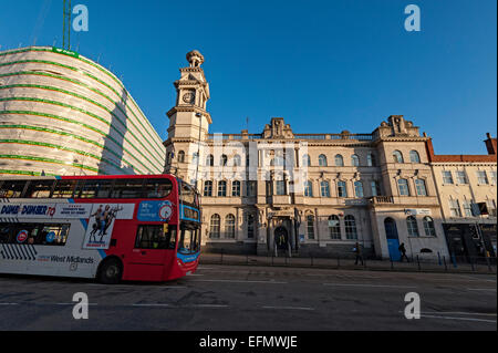 Stazione di polizia di digbeth birmingham sono di riqualificazione e architettura Foto Stock