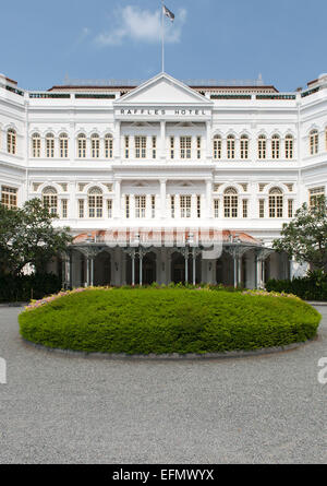 Il Raffles Hotel di Singapore. Foto Stock