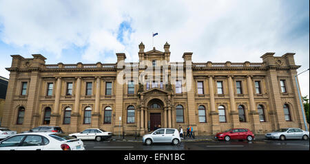 Il museo della Tasmania e galleria d'arte di fronte al molo di Franklin. Foto Stock