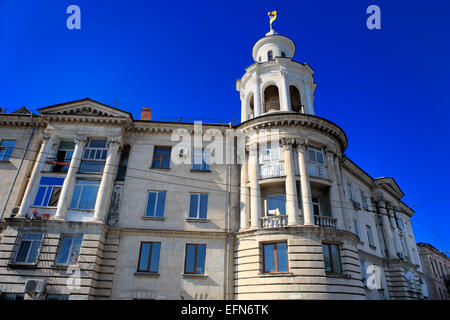 Edificio degli anni '50, Sebastopoli, Crimea, Ucraina Foto Stock