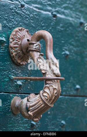 Old Swan a forma di maniglia della porta. Foto Stock