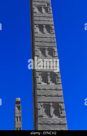 Stele settentrionale parco, Axum, Tigray, Etiopia Foto Stock