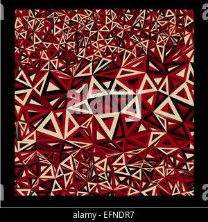 I triangoli colorati Foto Stock