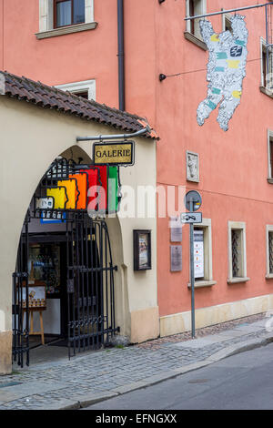 Wroclaw Galleria d'arte nel vecchio Jatki macellai si spegne Foto Stock