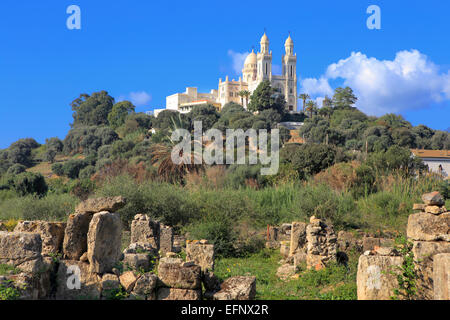Rovine dell antica città di Ippona Regius, Annaba, Provincia di Annaba, Algeria Foto Stock
