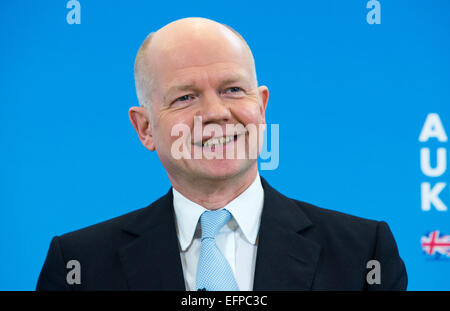 William Hague MP Leader della House of Commons Foto Stock