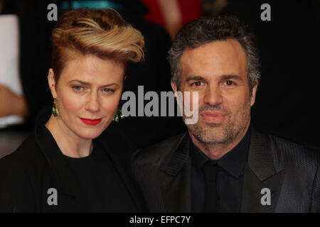 Londra, UK, 8 Febbraio 2015: Mark Ruffalo assiste l'EE British Academy Film Awards presso la Royal Opera House di Londra Foto Stock