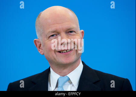 William Hague MP Leader della House of Commons Foto Stock