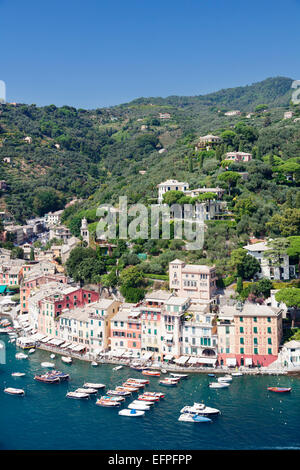 Portofino Riviera di Levante, Provincia di Genova, Liguria, Italia, Europa Foto Stock