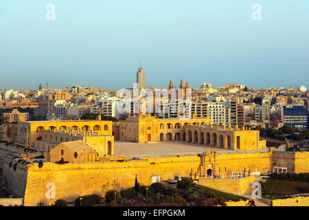 Il XVIII secolo Fort Manoel, Manoel Island, La Valletta, Malta, Mediterraneo, Europa Foto Stock