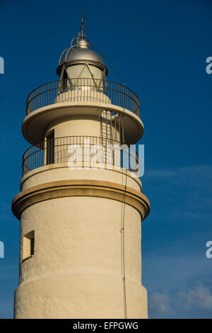 Il Faro sulla montagna sopra Port de Soller Foto Stock