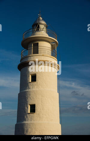 Il Faro sulla montagna sopra Port de Soller Foto Stock