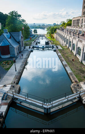 Rideau Canal, Ottawa, Ontario, Canada, America del Nord Foto Stock