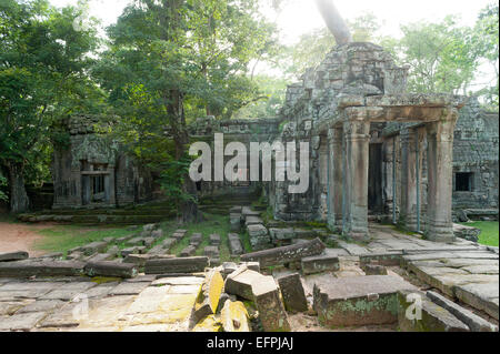 Preah Khan, Sito Patrimonio Mondiale dell'UNESCO, Angkor, Siem Reap, Cambogia, Indocina, Asia sud-orientale, Asia Foto Stock