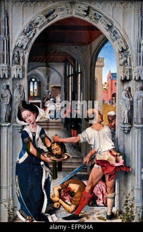 Johannes altare - San Giovanni trittico 1510 maestro olandese dopo Rogier van der Weyden olandese Paesi Bassi Foto Stock