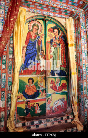Bete Mariam chiesa, Amhara Region, Etiopia Foto Stock