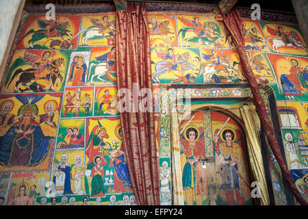 Bete Mariam chiesa, Amhara Region, Etiopia Foto Stock