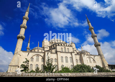 Sultan Ahmed moschea o la Moschea Blu (1609-1617), Istanbul, Turchia Foto Stock