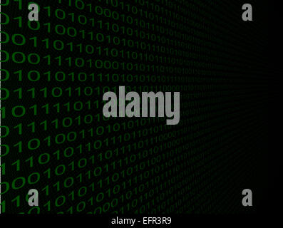 Codice binario Foto Stock