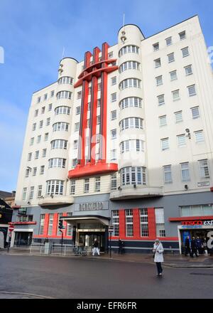 Il Beresford è uno splendido edificio art deco nel cuore di Glasgow, Scotland, Regno Unito offrendo lussuosi appartamenti self-catering. Foto Stock