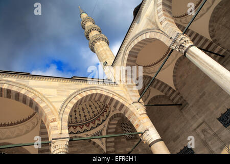 La moschea di Suleymaniye, architetto Sinan (1557), Istanbul, Turchia Foto Stock
