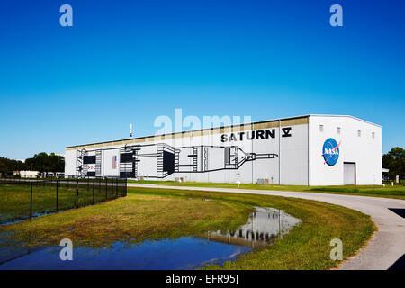 Johnson Space Center building. Foto Stock