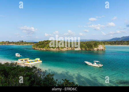 Kabira Bay, Ishigaki island, Okinawa, in Giappone Foto Stock