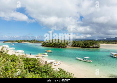 Kabira Bay, Ishigaki island, Okinawa, in Giappone Foto Stock